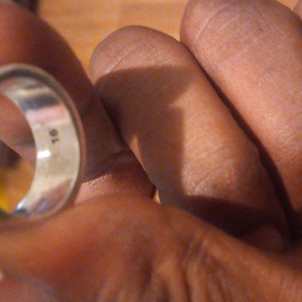 Womens or men Silver Gucci ghost ring size 16 - Picture 4 of 4